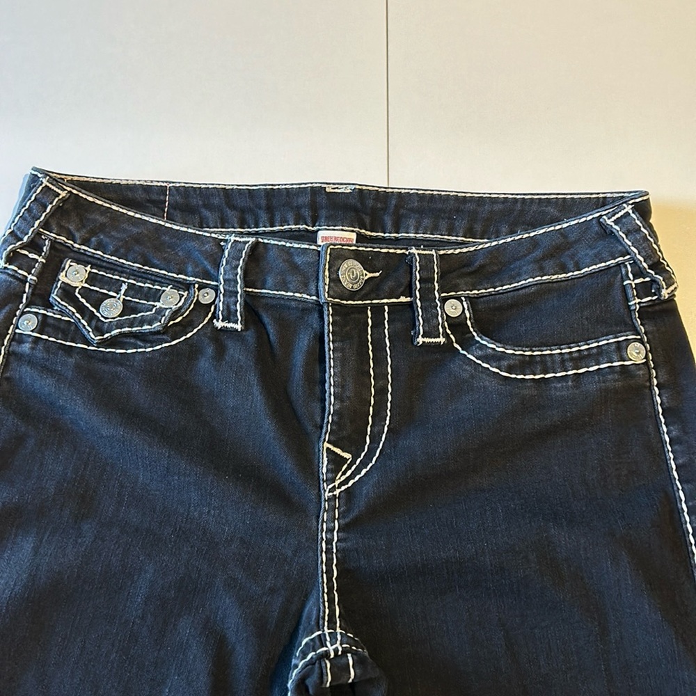 True Religion Super Skinny Size 30 Inseam 28 Black